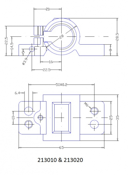 Flange Ball Nut Dimensions